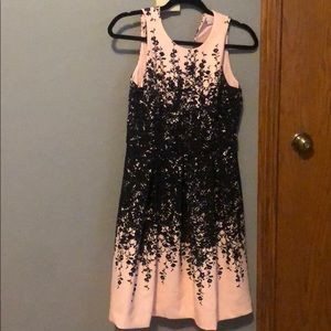 Pink and Black dress